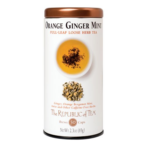 The Republic of Tea Herbal Full-Leaf Loose Tea (Orange Ginger Mint, 2.3 oz)