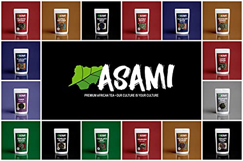 Asami Tumoi Kenyan Purple Tea 100g | Organic Loose Leaf Tea | Low Caffeine & High Antioxidants African Herbal Tea | Non-GMO Natural Purple Teas | Refreshing Light-Bodied Flavor | 50+ Cups