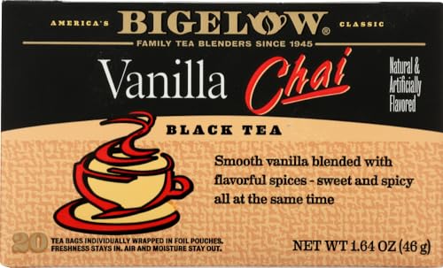 Bigelow Tea Cranberry Harvest Herbal Tea, Caffeine Free Tea with Cranberry and Spice, Holiday and Christmas Tea, 18 Count Box (Pack Of 6), 108 Total Tea Bags