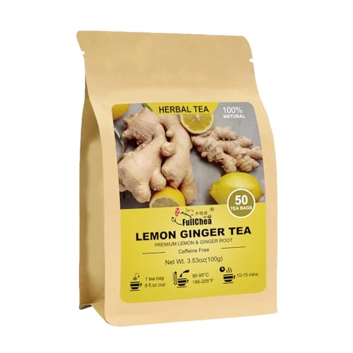 FullChea - Lavender Tea Bags, 50 Teabags - Pure Lavender Flowers for Relaxation - Caffeine-Free Floral Tea for Sleep & Wellness