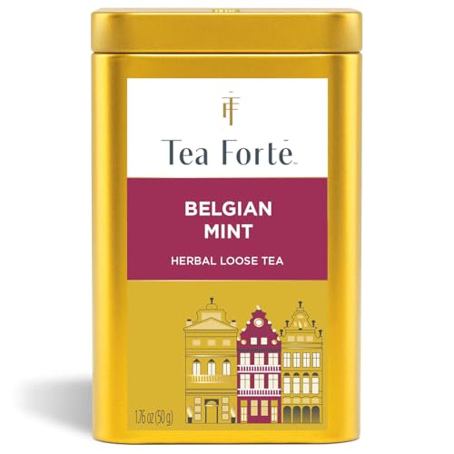 Tea Forte Winter Chai Premium Loose Leaf Caffeine-Free Herbal Tea Blend Canister, Makes 35-50 Cups