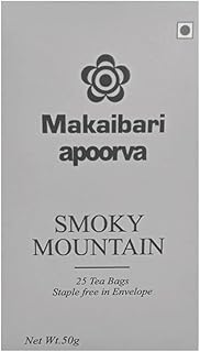 Makaibari Smoky Mountain Roasted Darjeeling Tea 25 Teabags (50 g) Roastes Black Tea