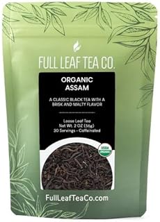 Organic Assam (India) Black Tea - 2oz Bag (Approx. 30 Servings) | Full Leaf Tea Co.