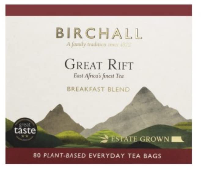 Birchall Great Rift Breakfast Blend - 80 Everyday Tea Bags