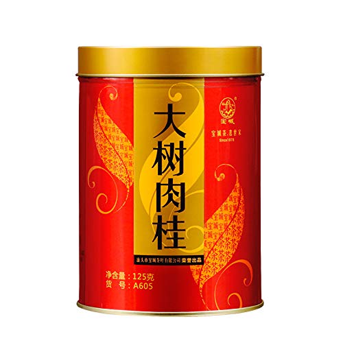 Baocheng Premium Cliff Zheng Yan Rougui Rou Gui Cassia Cinnamon Oolong Tea 125g