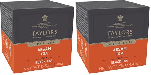 Taylors of Harrogate Green Tea with Jasmine Loose Leaf, 4.41 Ounce Carton (Pack of 1), Delicate, Floral and Sweet, Caffeinated, Premium Whole Leaf Tea
