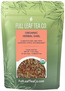 Organic Herbal Earl Loose Leaf Tea - 2oz Bag (Approx. 30 Servings) | Full Leaf Tea Co.