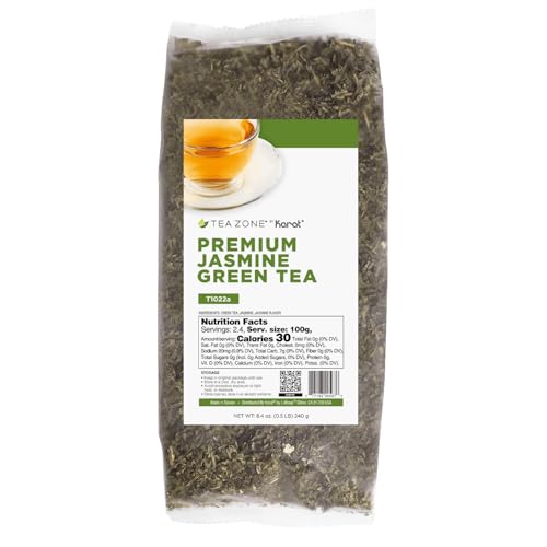 Tea Zone 8.5 oz Premium Jasmine Green Tea Bag