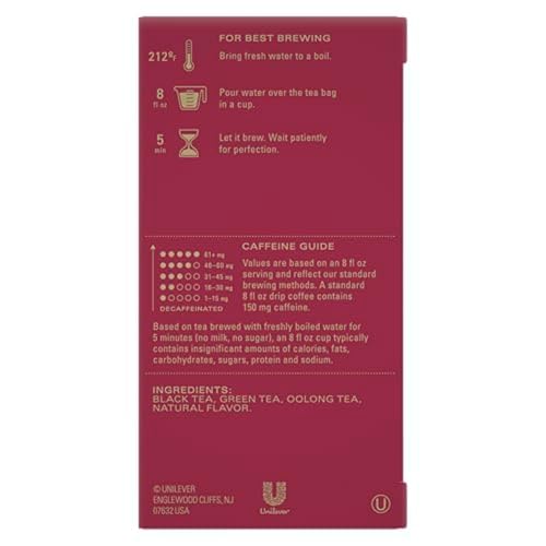 TAZO Joy Limited Edition Seasonal Black Tea Blend Tea Bags, 20 Total Tea Bags