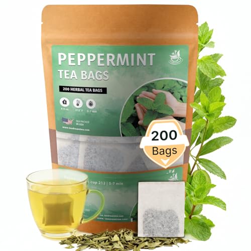 Lemongrass Tea Bags - 50 Bags (Premium Natural Pure Leaf Tea - 50 Count) Gluten-Free and Caffeine-Free Herbal tea for Relaxation, Wallness, Immune Support with Smooth Taste
