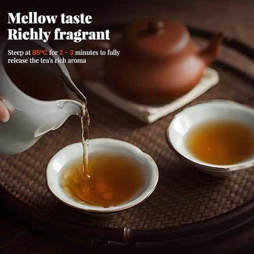 The Spring Tea Premium Grade Wild Tree Black Tea From 300+ Year Old Tree, Loose Leaf Tea, Organic, With Individual Pack, Just harvested in Spring, Exquisite, Handpicked, Gift Package, 3.5oz/100g