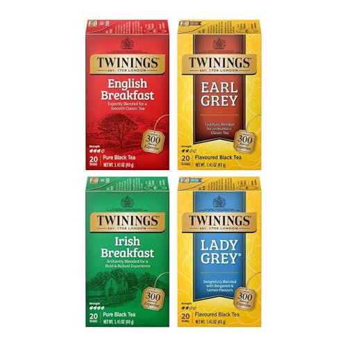 Twinings Winter Tea Collection, Limited Edition Holiday Gift Box, 20 Count (Pack of 3), Includes Christmas Tea, Winter Spice, and Gingerbread Joy, Enjoy Hot or Iced, 60 Teabags
