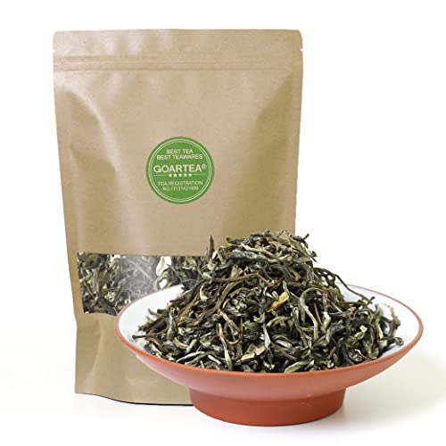 GOARTEA Jasmine Tea - 250g / 8.8oz Supreme Grade - Jasmine Green Tea Loose Leaf - Chinese Fujian Moli Yinhao