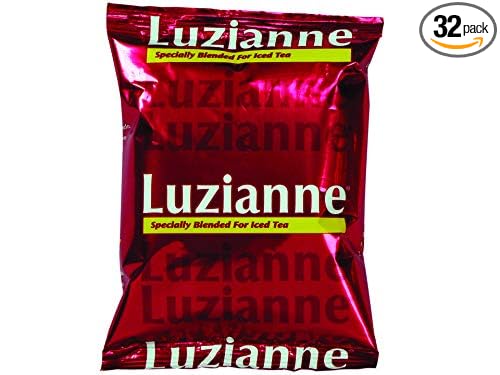 Luzianne Open Brew Tea Bags with Filters, 3oz Bags (Pack of 32)