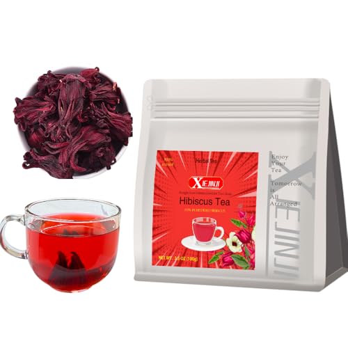 XIEJINJI Jasmine Tea Loose Leaf, 7.1 oz(200g), 100% Pure Natural Jasmine Flower, Traditional Scented Tea Technique, Fragrant Floral Scent, Low Caffeine, Resealable Bag