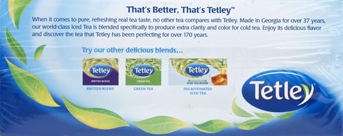 Tetley, Iced Tea Blend, Crisp, Refreshing Iced Tea Flavor