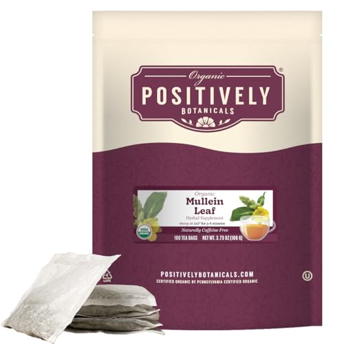 Organic Positively Botanicals Company, Echinacea Purpurea, Herbal Tea Loose Leaf Botanical, 16 Ounce