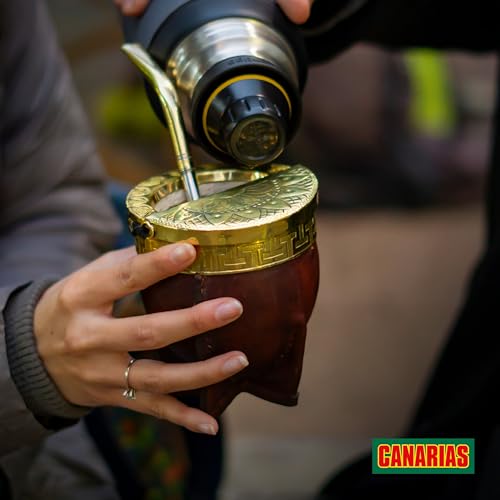 Canarias Yerba Mate Traditional 2.2 lb - Uruguayan Yerba Mate Tea - Ground Leaf Without Stems (Sin Palo) | Strong & Full-Bodied Flavor