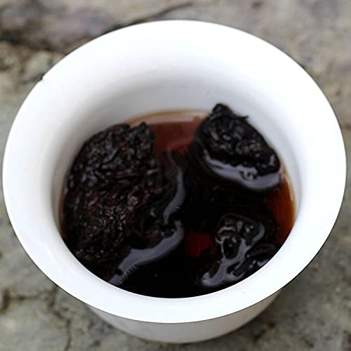 oriarmcha 2010 Lao Cha Tou Ripe Pu-erh Tea 8oz (225g) - Ripened Aged Puerh Old Tea Nuggets - Menghai Shu Puerh from Ancient Trees