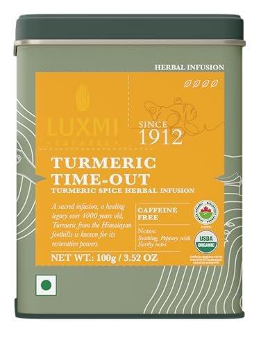 Luxmi Estates Turmeric Time-Out Herbal Loose Tea 100g Pack