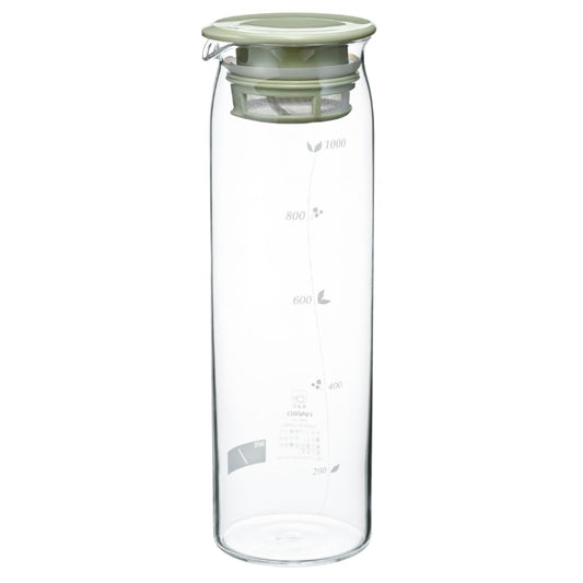 Hario "Mizudashi" Cold Brew Tea Bottle, 1000ml Smoky Green
