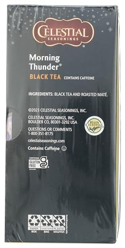 Celestial Seasonings Morning Thunder Tea, 20 ct