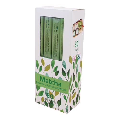 Harmony Organic Matcha Green Powder 80 Count