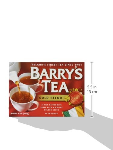 Barry's Tea Gold Blend irish, 80 Count (Pack of 3) (01226422)