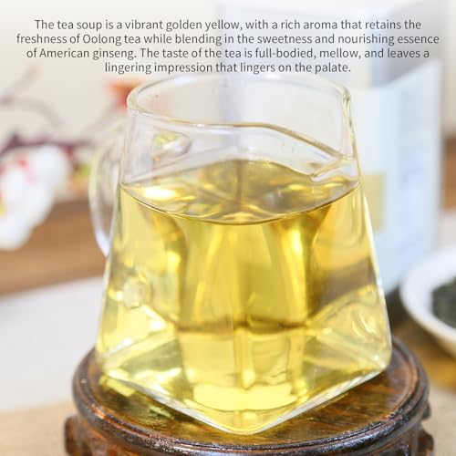Yuexi Ginseng Oolong Tea Loose Leaf Premium Ginseng Tea Ren Shen Oolong Tea Taiwan Tea High Mountain Oolong Tea Taiwan Natural Sweet Aftertaste 乌龙茶 台湾茶 人参乌龙茶 蘭貴人 150g/5.29oz