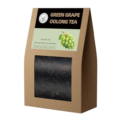 HANFANGLING Jasmine Green Tea - Premium Loose Leaf Tea with Natural Jasmine Flowers, 100% Natural, Aromatic & Refreshing, 1.76oz