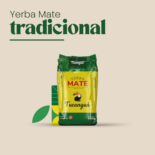 Tucanguá Yerba Mate Tradicional – Authentic South American Herbal Tea, Gluten-Free (500gr | 1.1lb)