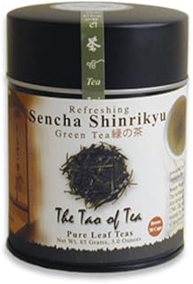 The Tao of Tea, Sencha Shinrikyu Green Tea, Loose Leaf, 3 Ounce Tin
