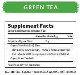 Organic India, Tea Tulsi Green Organic, 18 Count