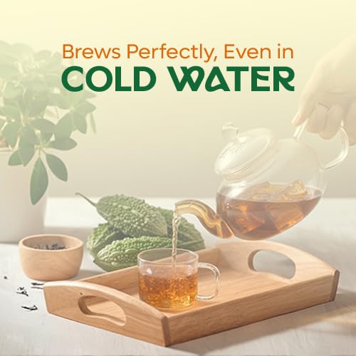 Dalamhari Bitter Melon Tea 30T, Inulin Rich Functional Tea, 100% Korean Cerasee Momordica Charantia, Premium Hand Roast
