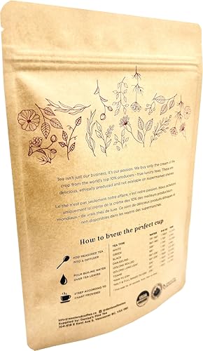 Denise's Fine Tea, USDA Organic, Jasmine with Flower, Green Tea, Loose Leaf (100g)