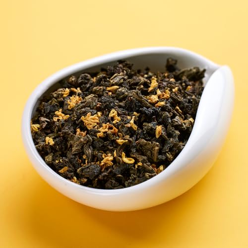 BAMATEA Osmanthus Oolong Tea Loose Leaf - 30 individua Bags - Chinese Loose Leaf Oolong Tea from Anxi High Mountain 210g(7.41oz)