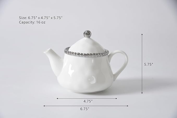 Pampa Bay Salerno Tea Pot with Cover