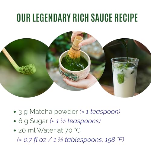 Satoen Authentic Japanese Ceremonial Grade Matcha Powder - Ceremonial Matcha Green Tea Powder from 100% Spring Premium First Harvest - Crafted for Matcha Straight Tea (100g)