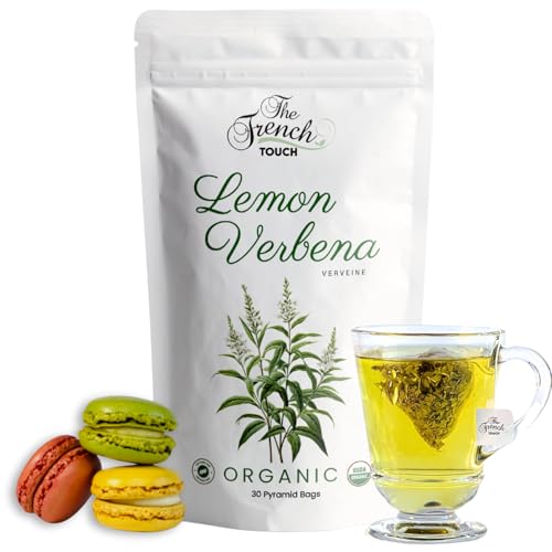 The French Touch Jasmine Green Tea ORGANIC | 2.5g x 30 Pyramid Bags | 100% Certified USDA Organic | Plant based tea bags | Select Premium Tea (Jasmine Green)