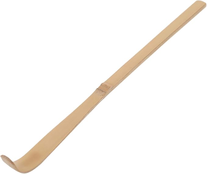 Brown Bamboo Matcha Scoop Japanese Chashaku Hooked Green Tea Spoon for Tea Ceremony 18cm, Tea Scoops, Matcha Spoon, Bamboo Scoop, Coffee