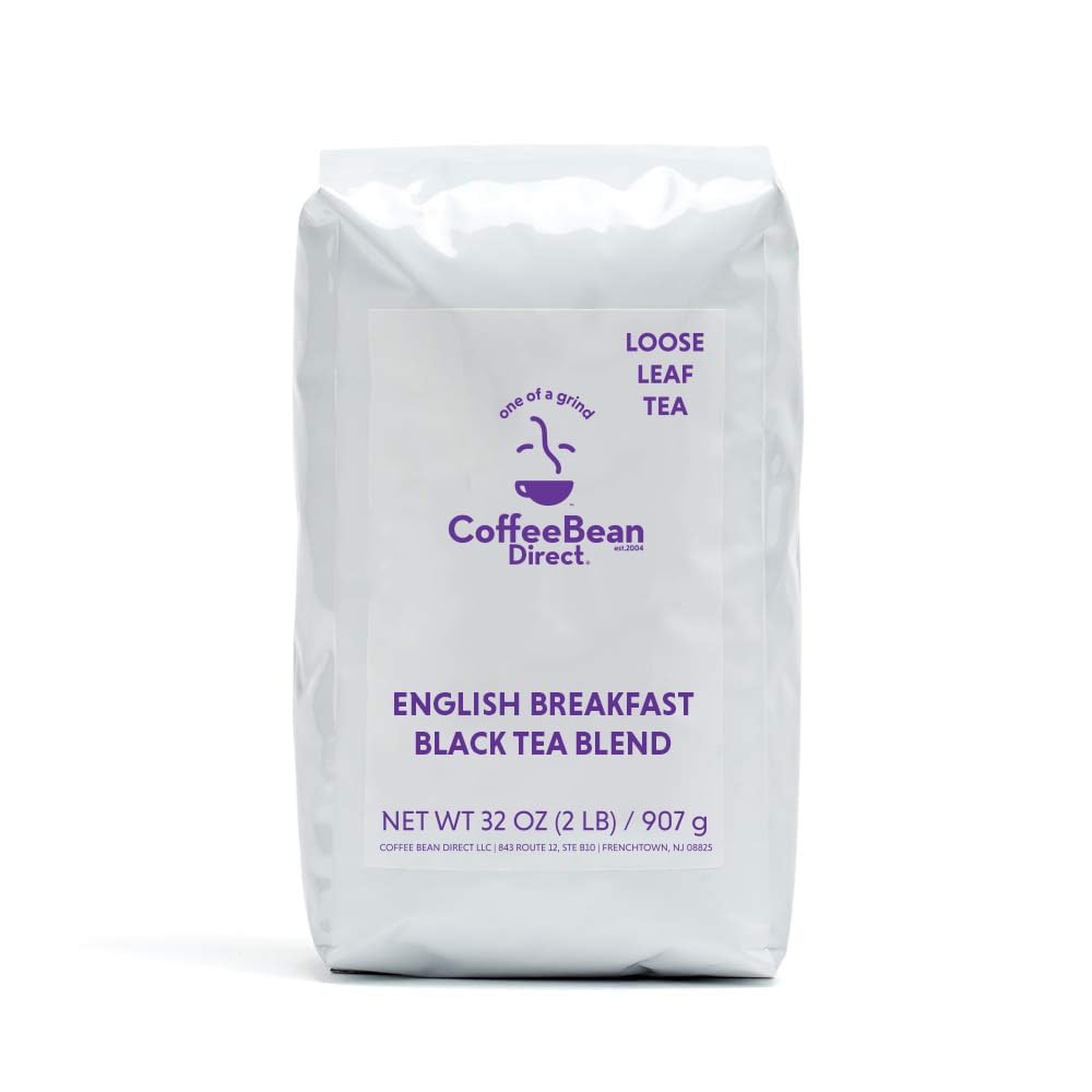 Coffee Bean Direct English Breakfast Loose Leaf Tea, 2lb Bag | Perfect for Hot or Iced Tea