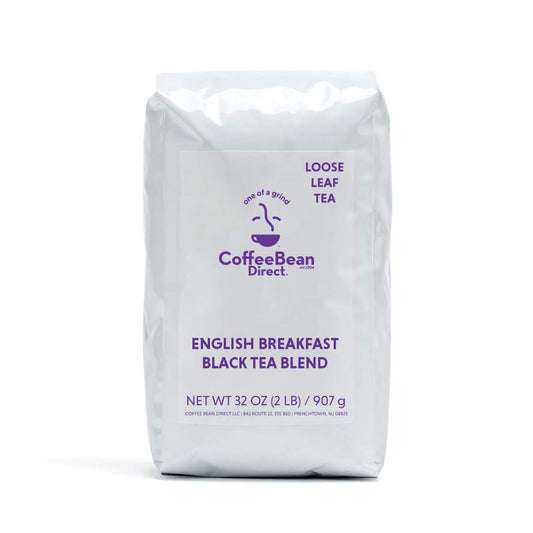 Coffee Bean Direct English Breakfast Loose Leaf Tea, 2lb Bag | Perfect for Hot or Iced Tea