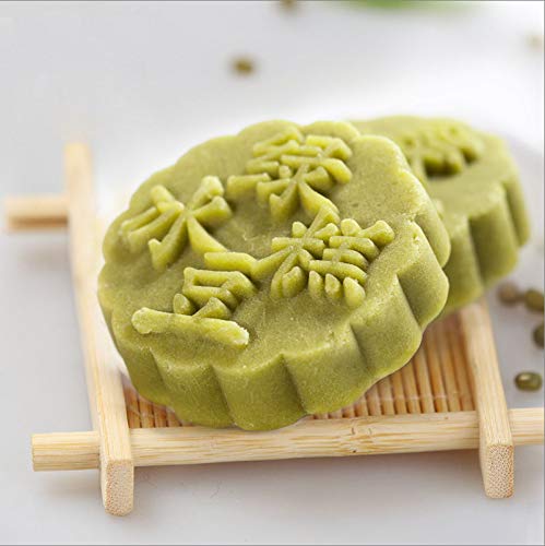 Green Bean Pastry, Mung Bean Cake, Famous Chinese Soft Cake/Biscuits, 5 Pieces/6.7 oz./190g, 4 Optional Flavors, 绿豆糕(Longjing tea-infused)
