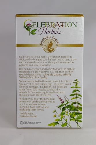 Celebration HERBALS Echinacea ANG Herb Tea Organic 24 Bag, 0.02 Pound