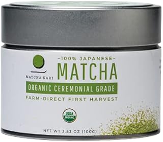 Dr. Weil Matcha Kari - Organic Matcha Green Tea Powder - 100 grams - Japanese Ceremonial Grade