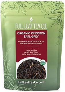 Organic Kingston Earl Grey Black Tea - 2oz Bag (Approx. 30 Servings) | Full Leaf Tea Co.