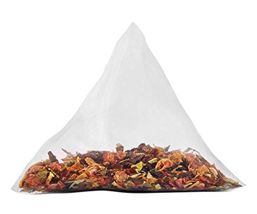 Two Leaves and a Bud Alpine Berry Herbal Tea Bags, Naturally Caffeine Free, Whole Leaf Herbal Tea in with Hibiscus in Sachets, 100 Count
