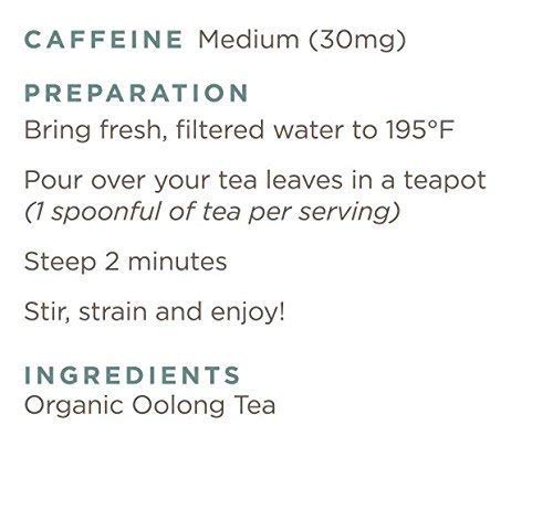 Golden Moon Tea Tie Guan Yin Oolong Tea - Organic Green Tea - Wulong Variety - Loose Leaf, Non-GMO - Travel Tin (30 Servings)