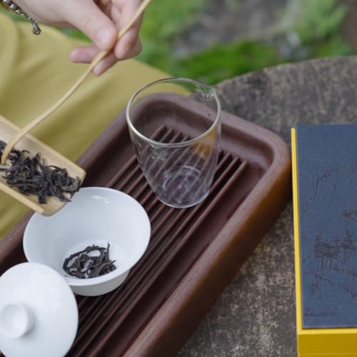 PeakRhyme Handpicked Tea Gift Box, Oolong Tea, Loose Leaves, Wuyi Rock Tea, 2023 Batch ShuiXian, 5.2OZ (150g), 18 Packs