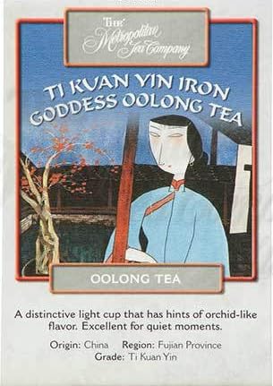The Metropolitan Ti Kuan Yin Iron Goddess of Mercy Oolong Tea 500g / 1.1lbs